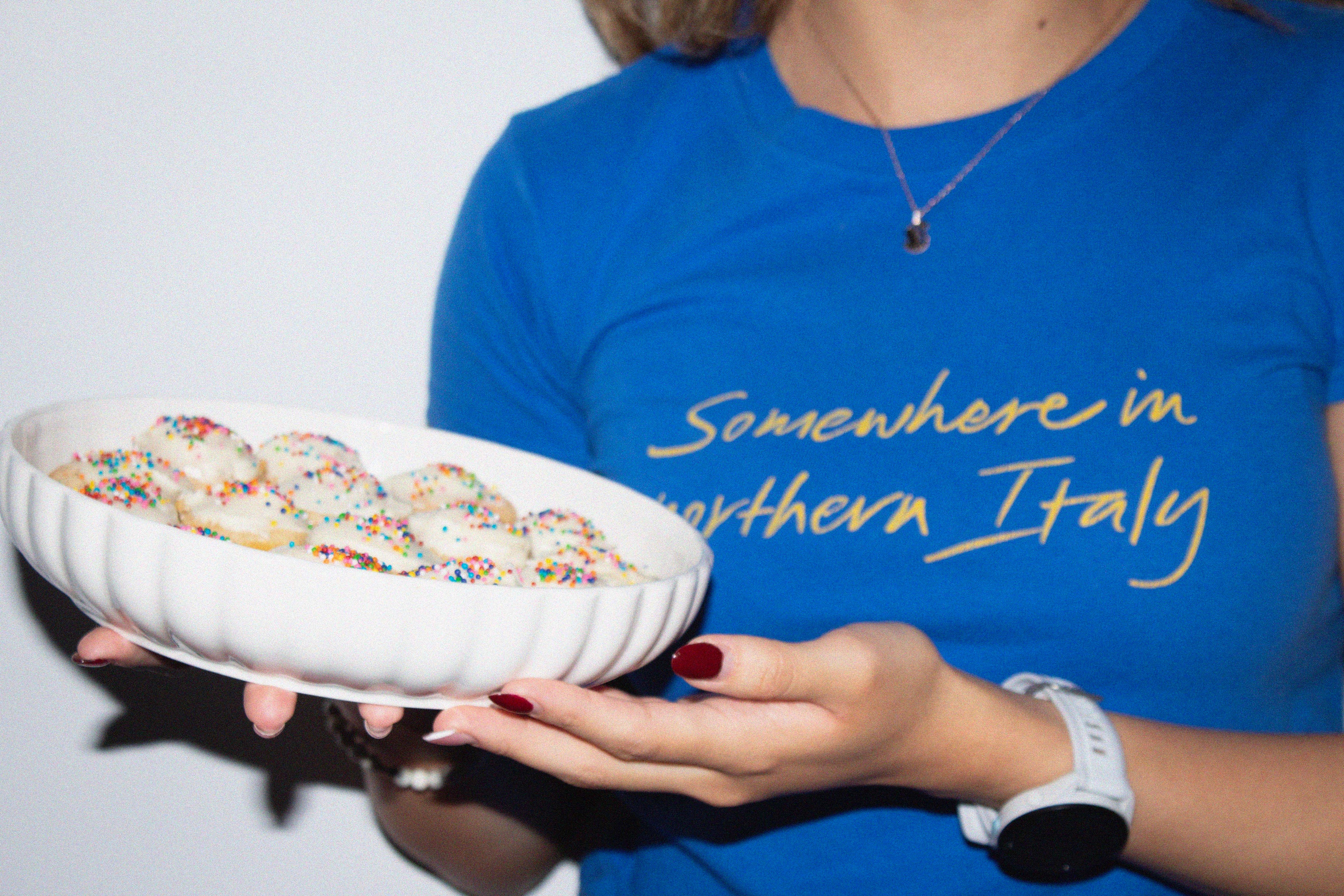 Somewhere in Italy baby tee